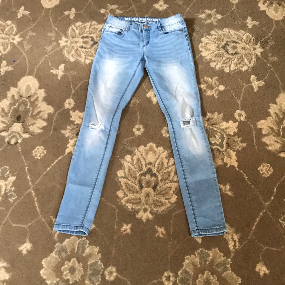 Light blue jeans